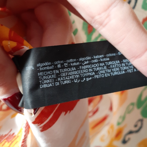 Zara 100% Cotton Midi Dress - Picture 15 of 15